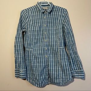 DKNY JEANS Vertical Stripe Button-down Shirt